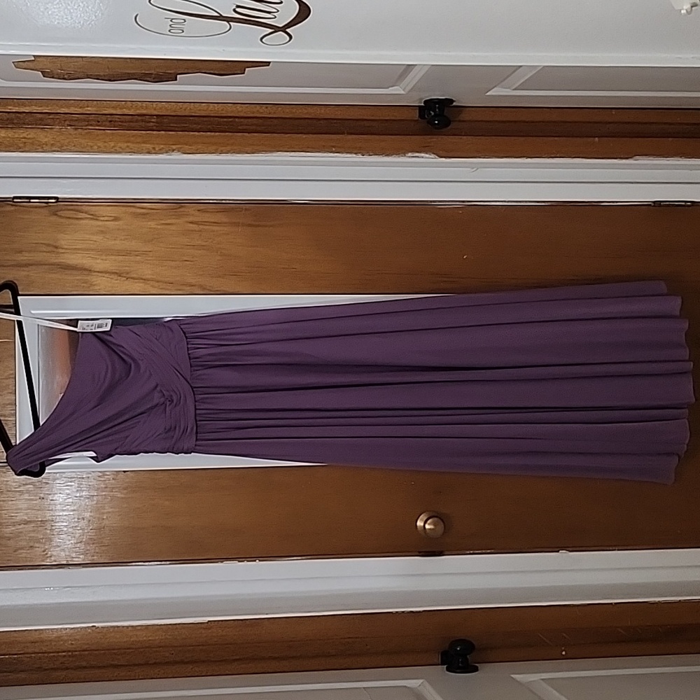 Long Mesh One Shoulder Dress